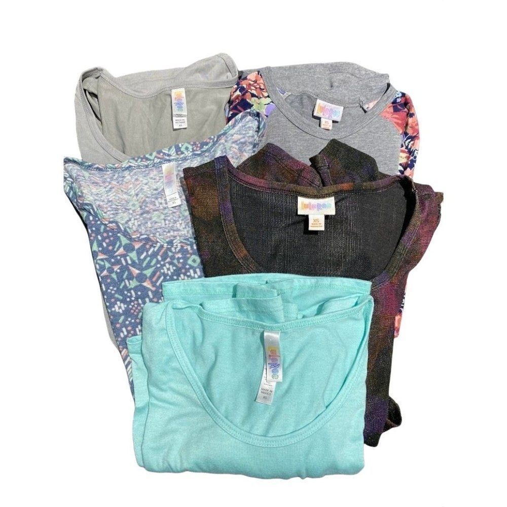Mystery Box 5 Pieces of LuLaRoe Shirts Dress XS